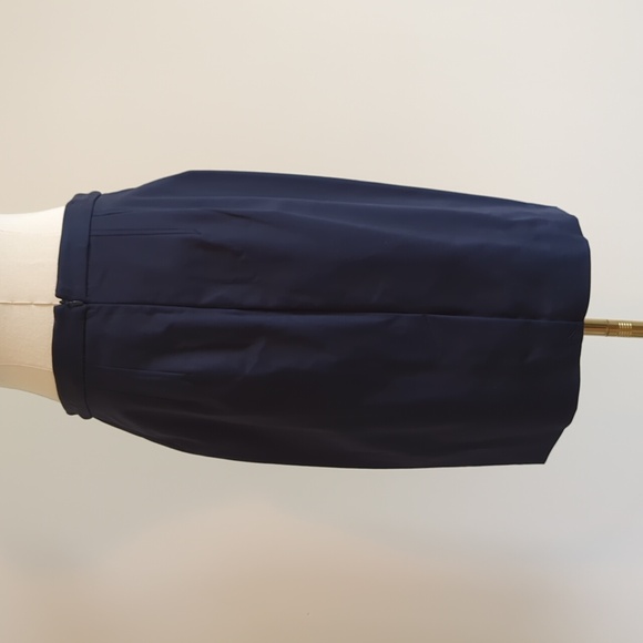 NWT Club Monaco size 8 navy skirt with purple and pink cheetah print - Picture 4 of 9